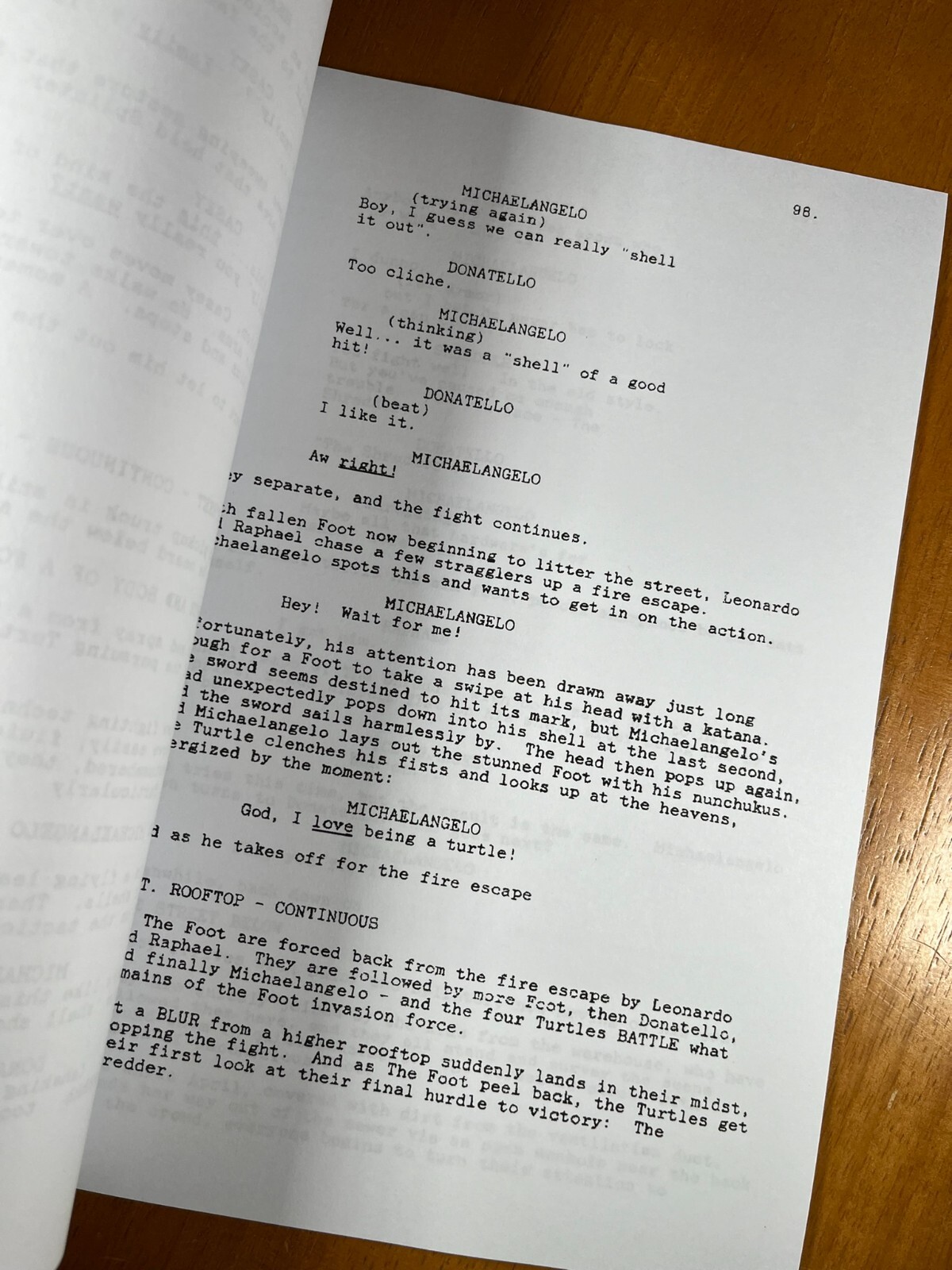 Teenage Mutant Ninja Turtles Trilogy Scripts Signed- Autograph Reprints- TMNT