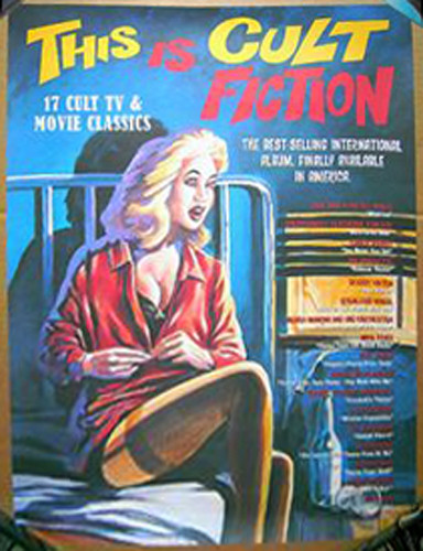 THIS IS CULT FICTION 1999 promo POSTER Pulp Art Cult TV & Movie Classics – 18×24