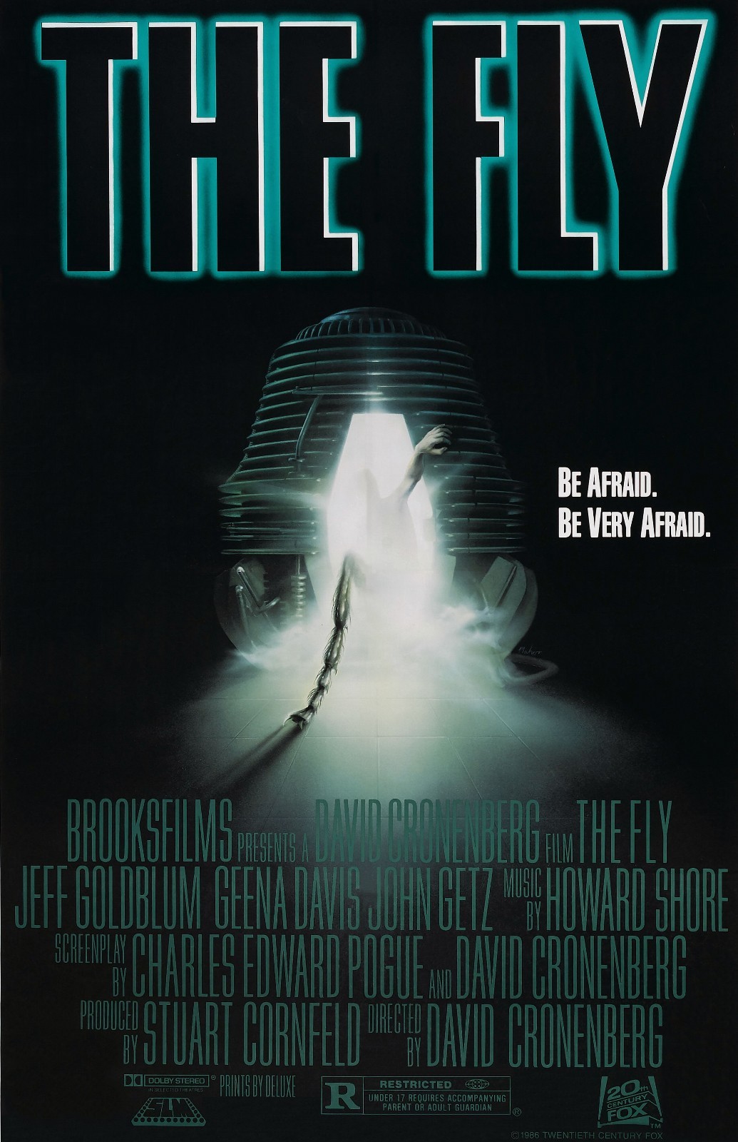 The Fly movie poster 11 x 17 inches – David Cronenberg