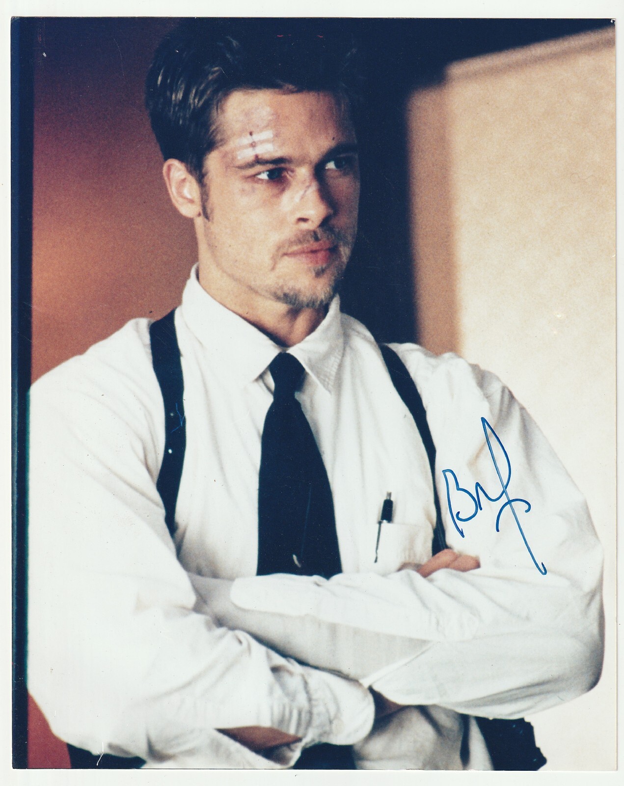 Brad Pitt autographed signed photo Seven 8” x10”