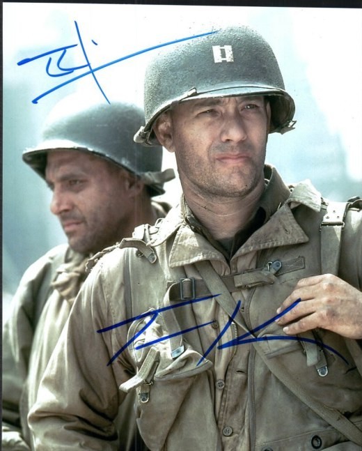 Saving Private Ryan Autographed Original 8×10 Photo LOA TTM