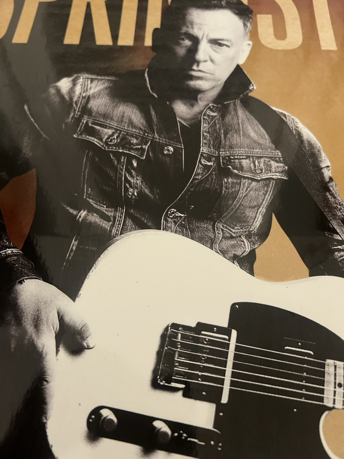 Springsteen / E Street Original 2014 High Hopes Tour Poster – HARD TO FIND