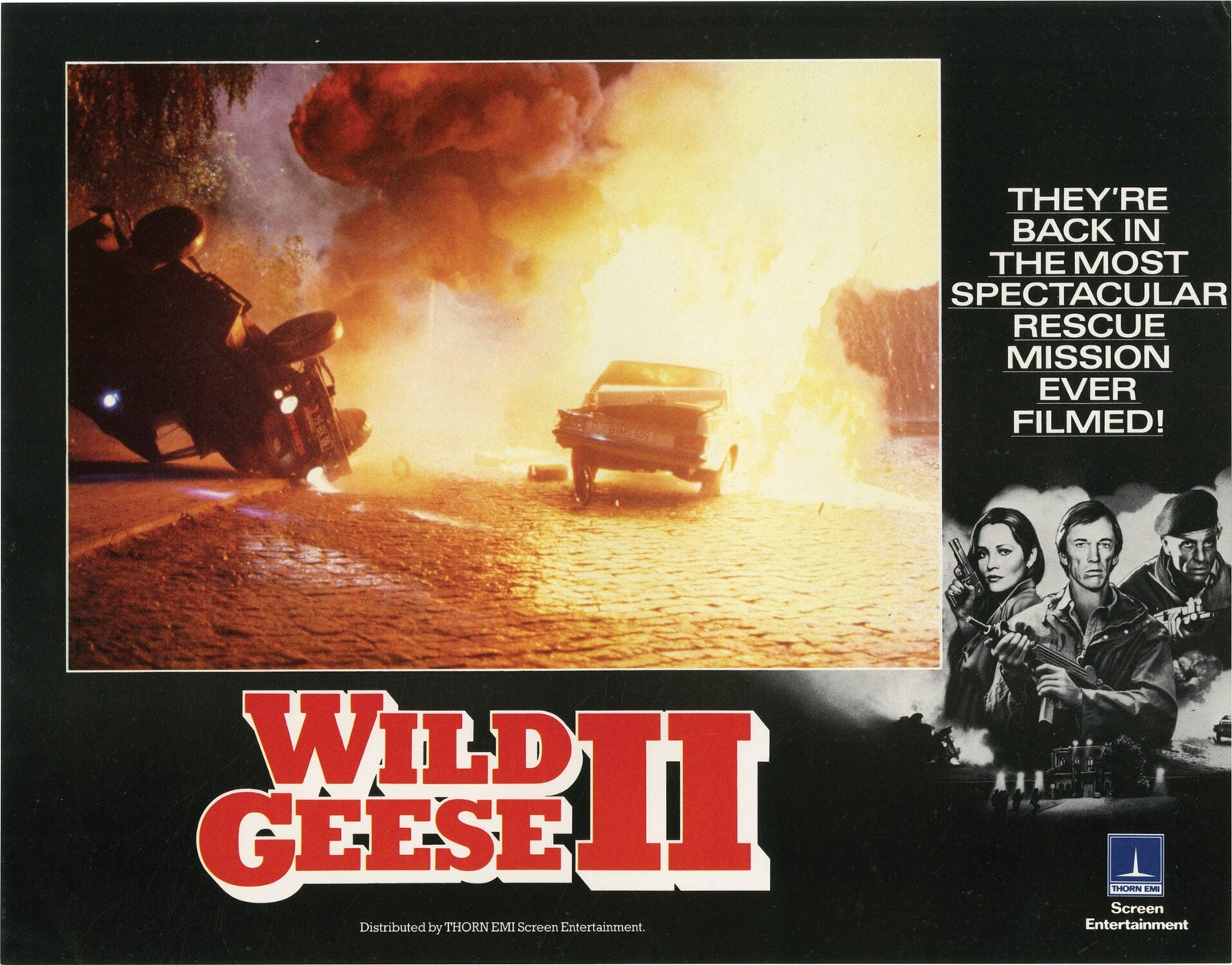 Peter R Hunter WILD GEESE II Collection of 10 original British lobby #140024