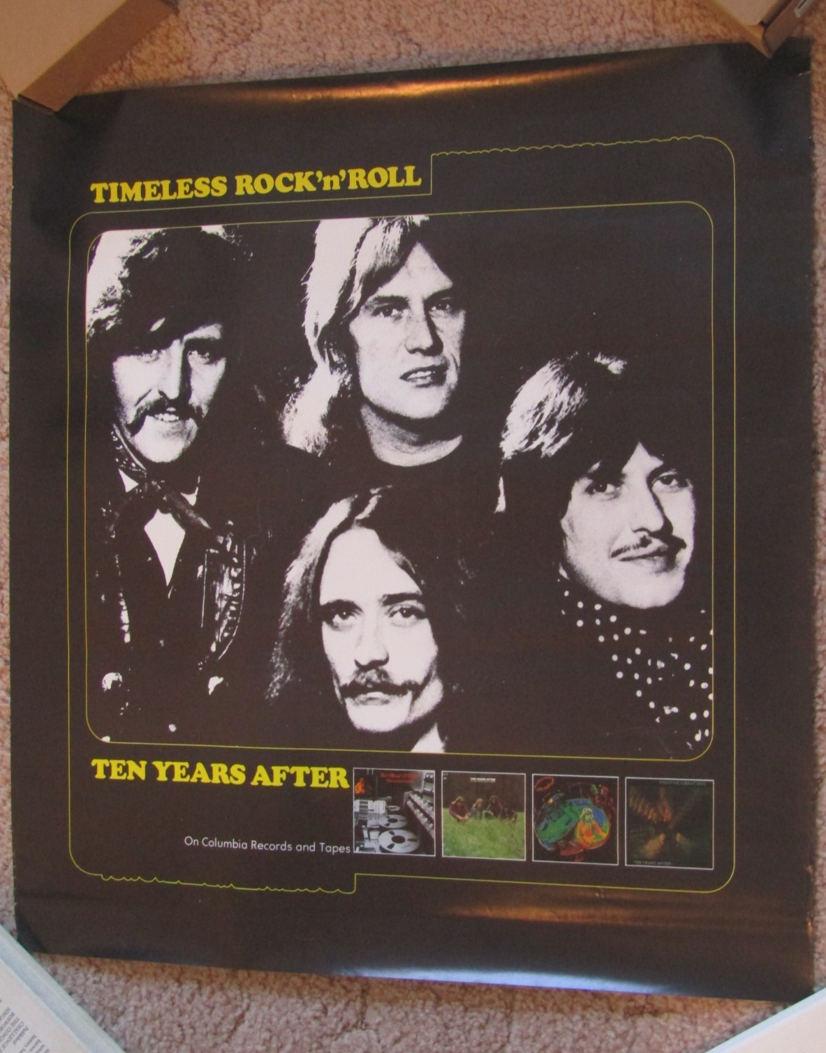 vintage Ten Years After poster Columbia Records