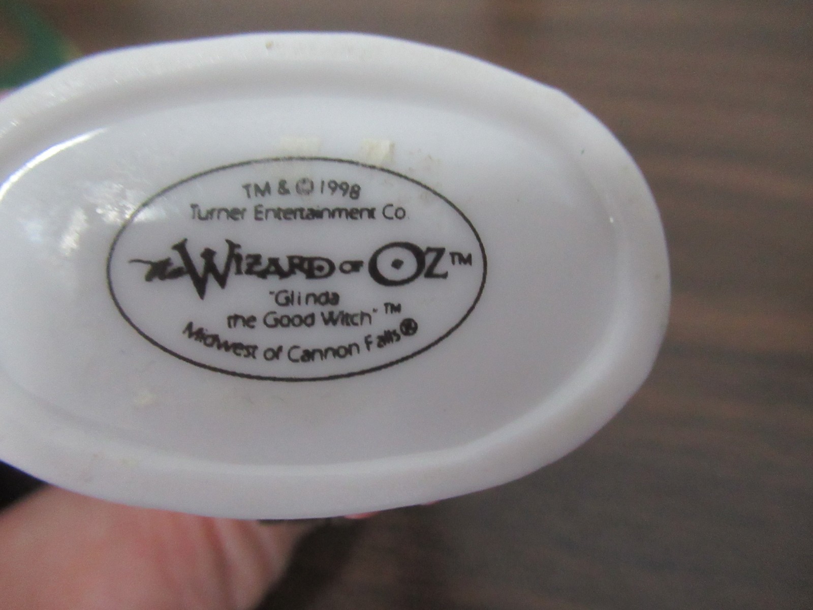 Wizard of Oz Cannon Falls Glinda the Good Witch Trinket box with wand