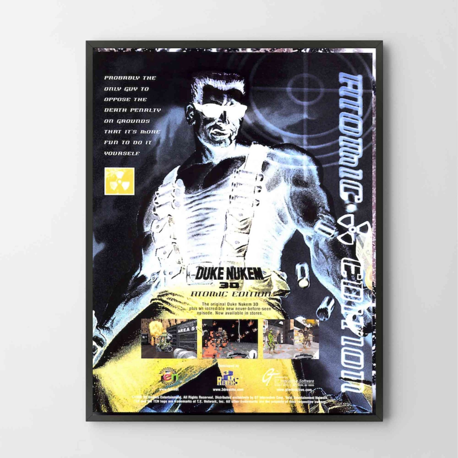 Poster Duke Nukem 3D Atomic Edition PC PremiumGlossy Unframed Poster Print G6975
