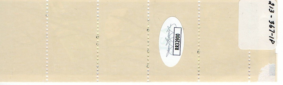 Claire Stansfield Signed Autograph Postage Stamp Strip Xena X-Files JSA RR32900