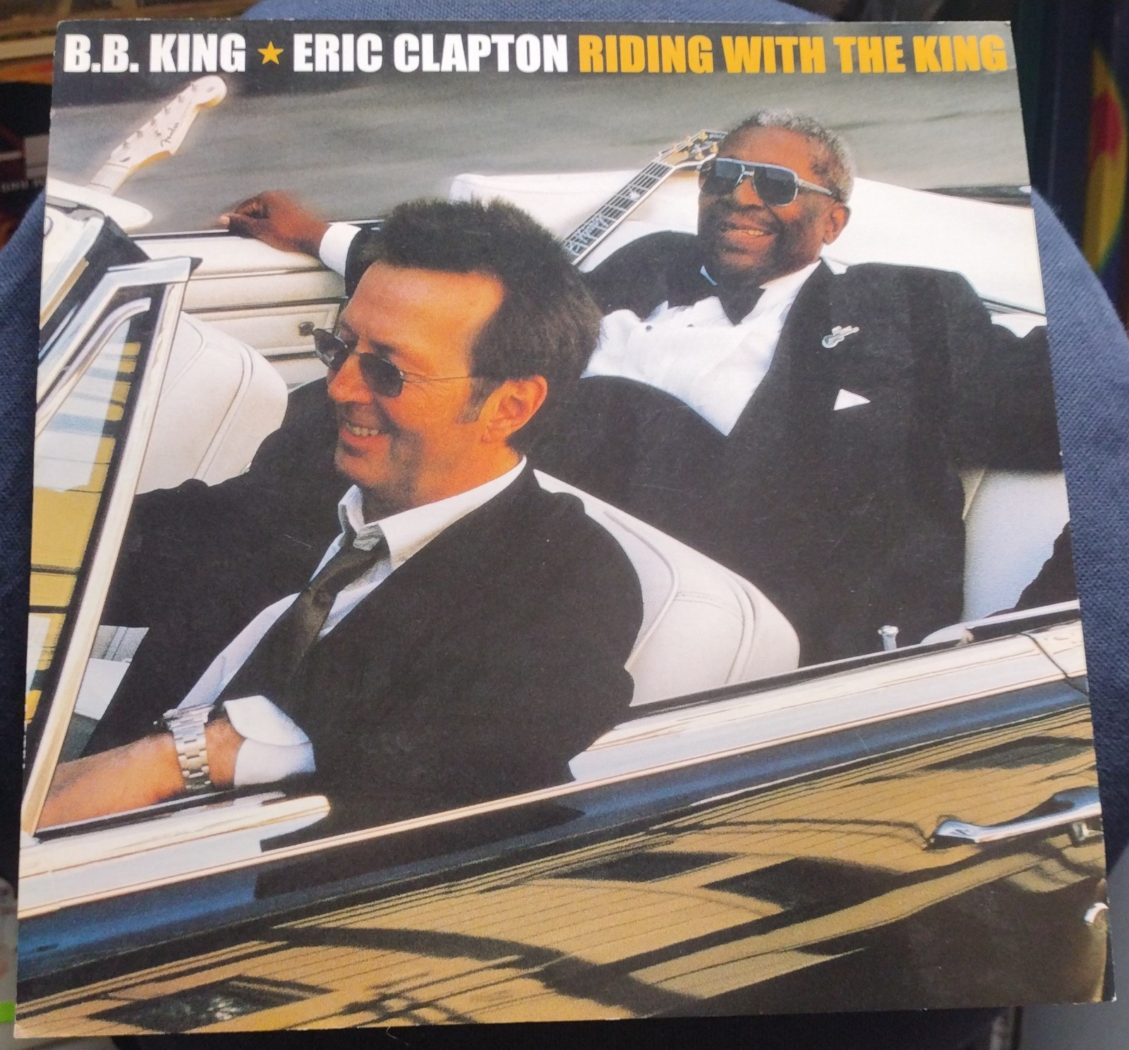 B.B King & Eric Clapton “Riding with the King” LP Flat Display Picture – VNM