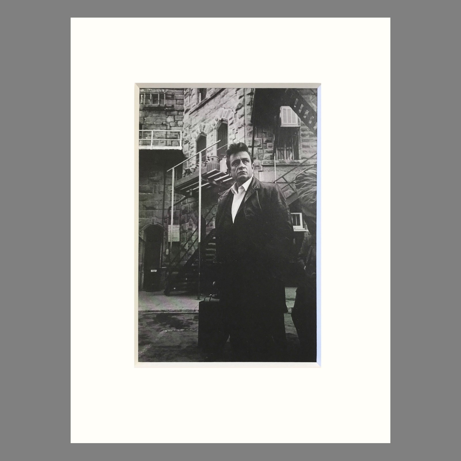 Johnny Cash, Folsom Prison, 1969 – Jim Marshall Photograph – Matted Print