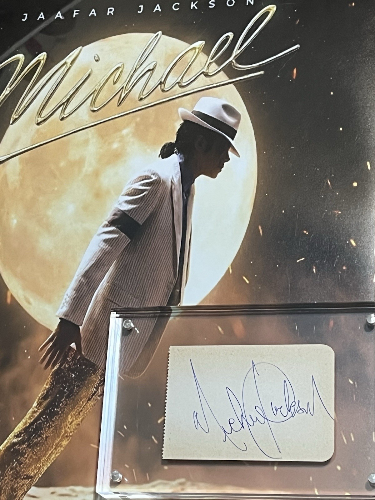FAMOUS MICHAEL JACKSON LEAN SIGNED 88′ SMOOTH CRIMINAL CUT AUTOGRAPH EPPERSON OK