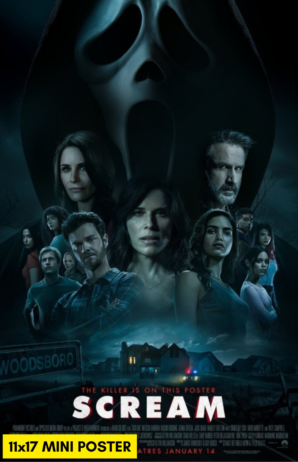 Scream (2022) Movie Poster 11×17 Horror
