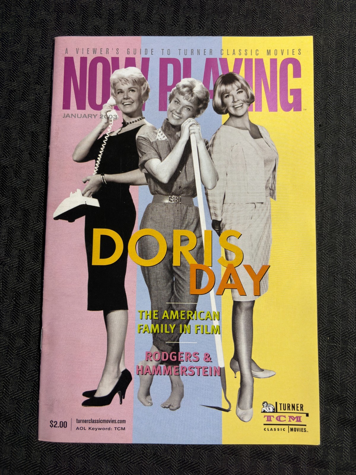 2003 Jan NOW PLAYING TCM Movie Magazine FVF 7.0 Doris Day Cover