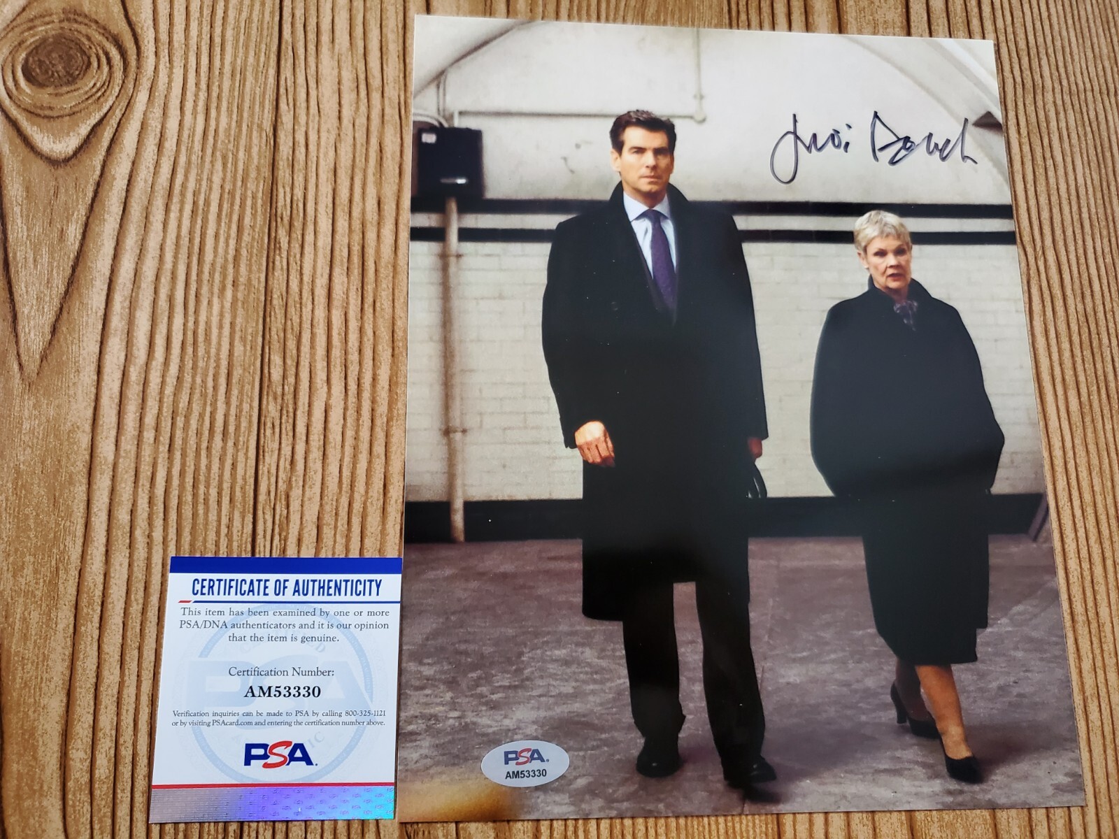 Judi Dench Autograph 8×10 Photo Signed PSA COA Movie James Bond 007 New Auto TV