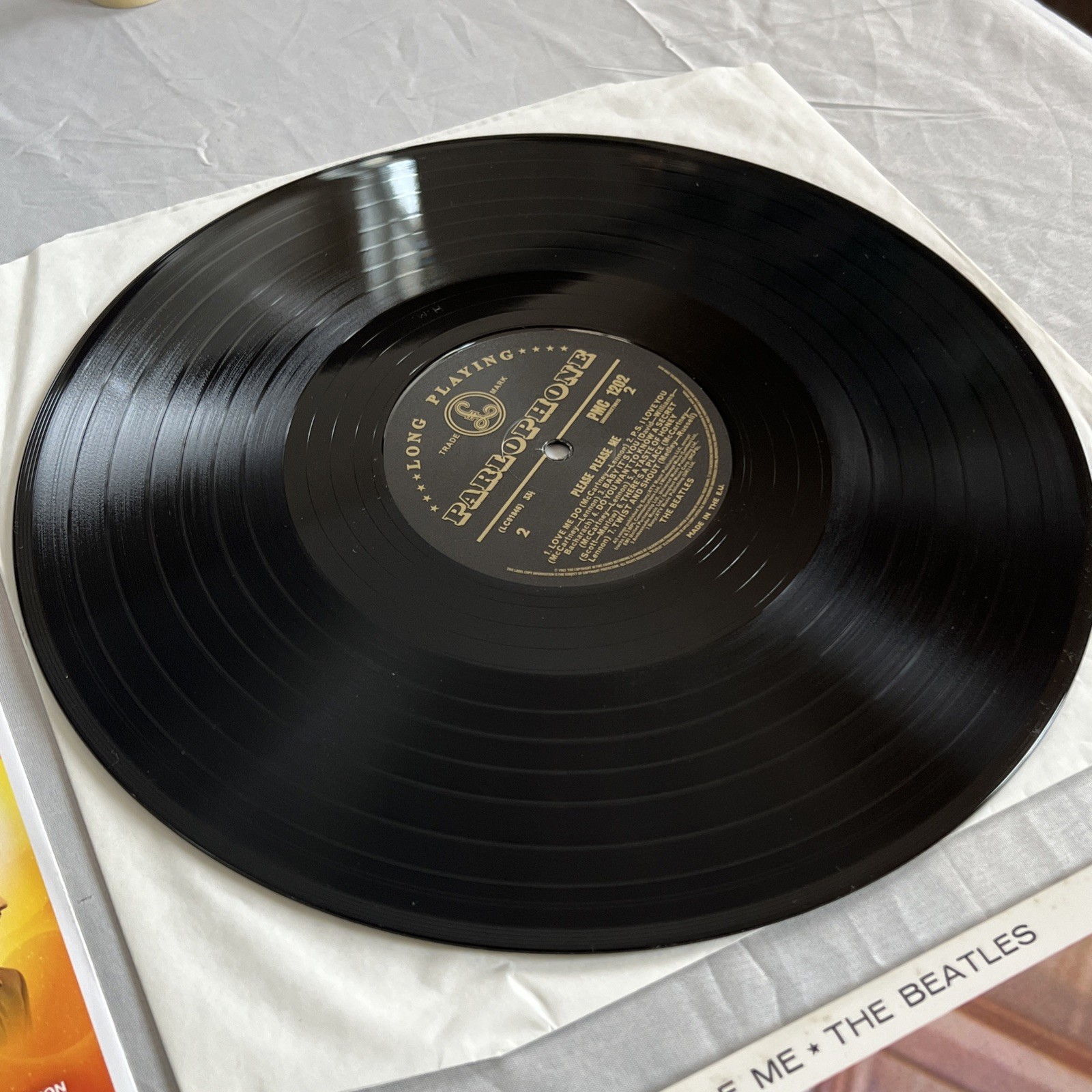 The Beatles 1963 Please Please Me Parlophone PMC 1202 Mono Recording Excellent C