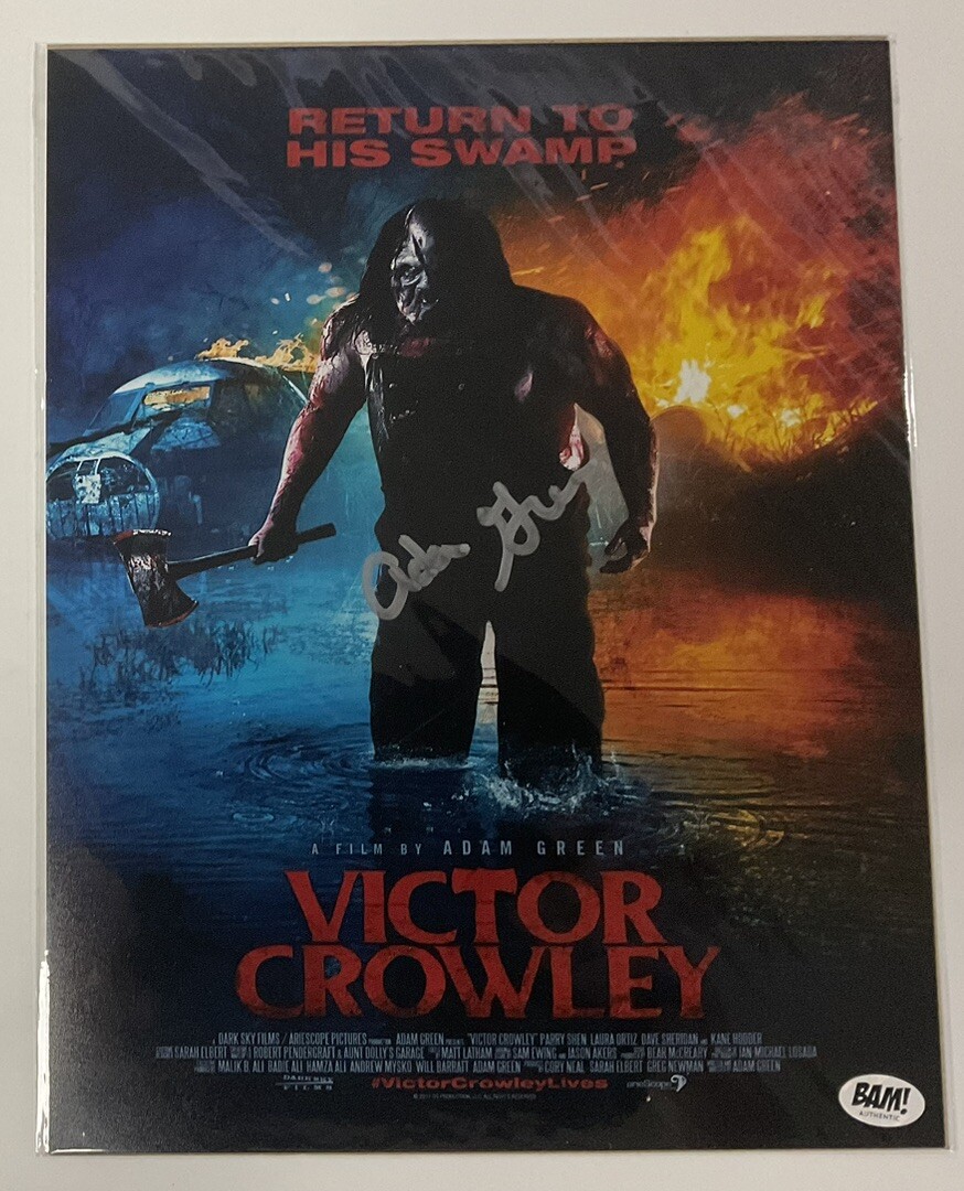 *VICTOR CROWLEY* Signed Autographed 8×10 Photo “Adam Green” BAM! box