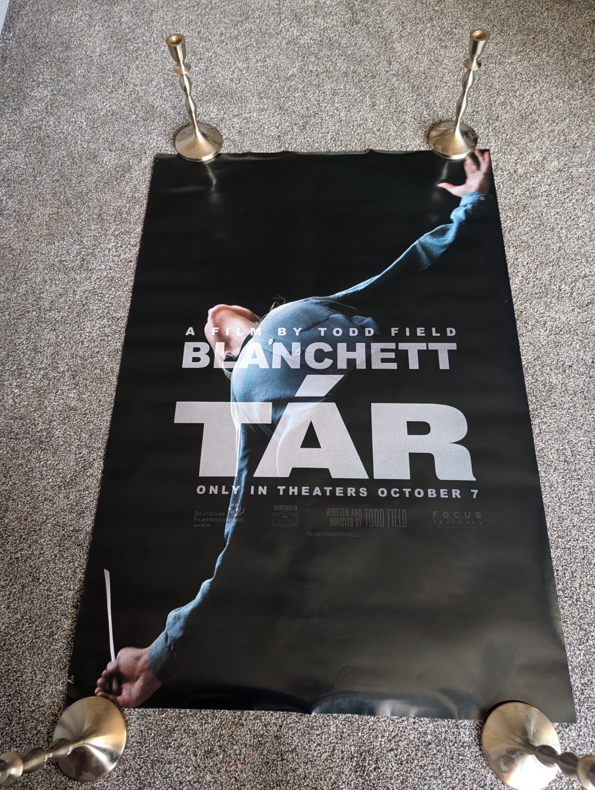 Tar – original DS movie poster 27×40 D/S 2022 Cate Blanchett Mint – Award Winner