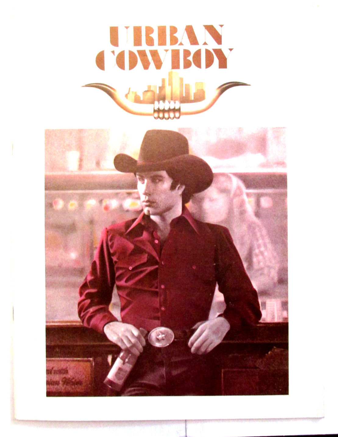 VTG 1980 Urban Cowboy Paramount Movie Program John Travolta Debra Winger 20p