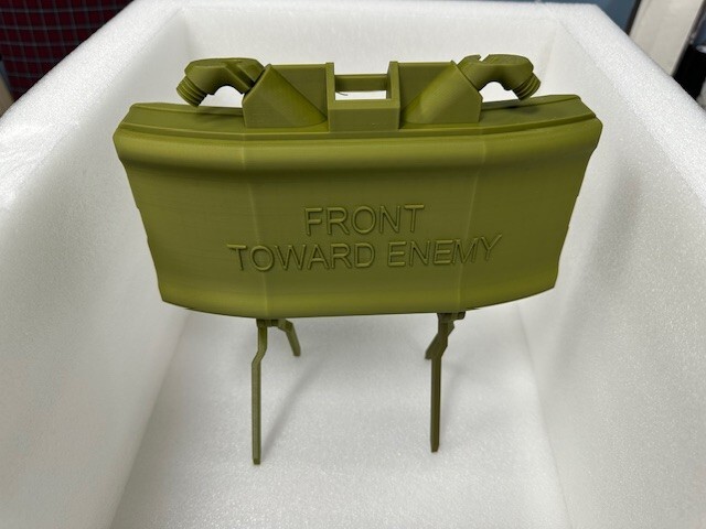 1:1 Scale Claymore Mine Replica Prop Display or Historical Reenactment 3DPrinted