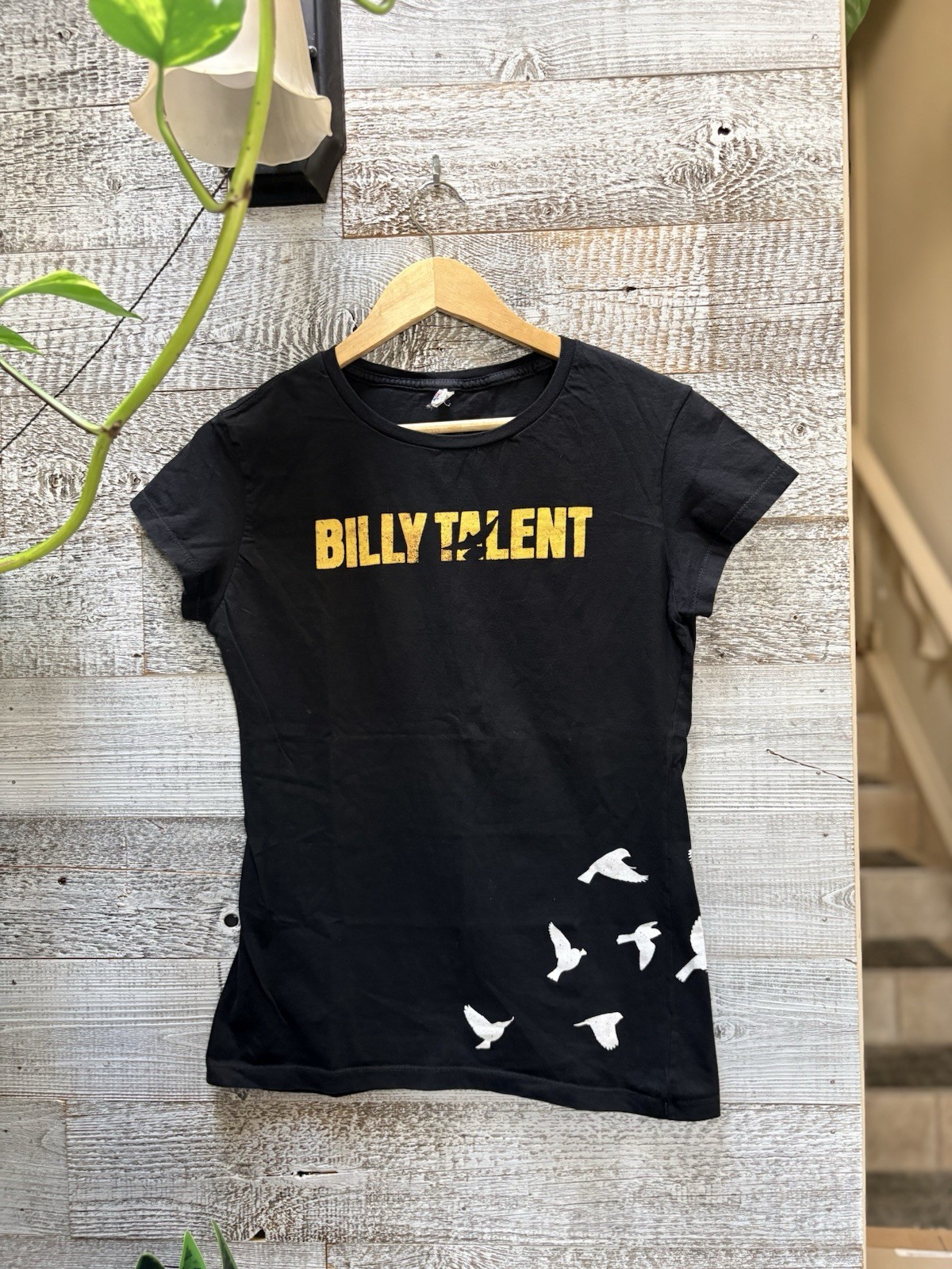 Billy Talent Youth XL Side Birds Black Concert Graphic Merch T-Shirt Tee
