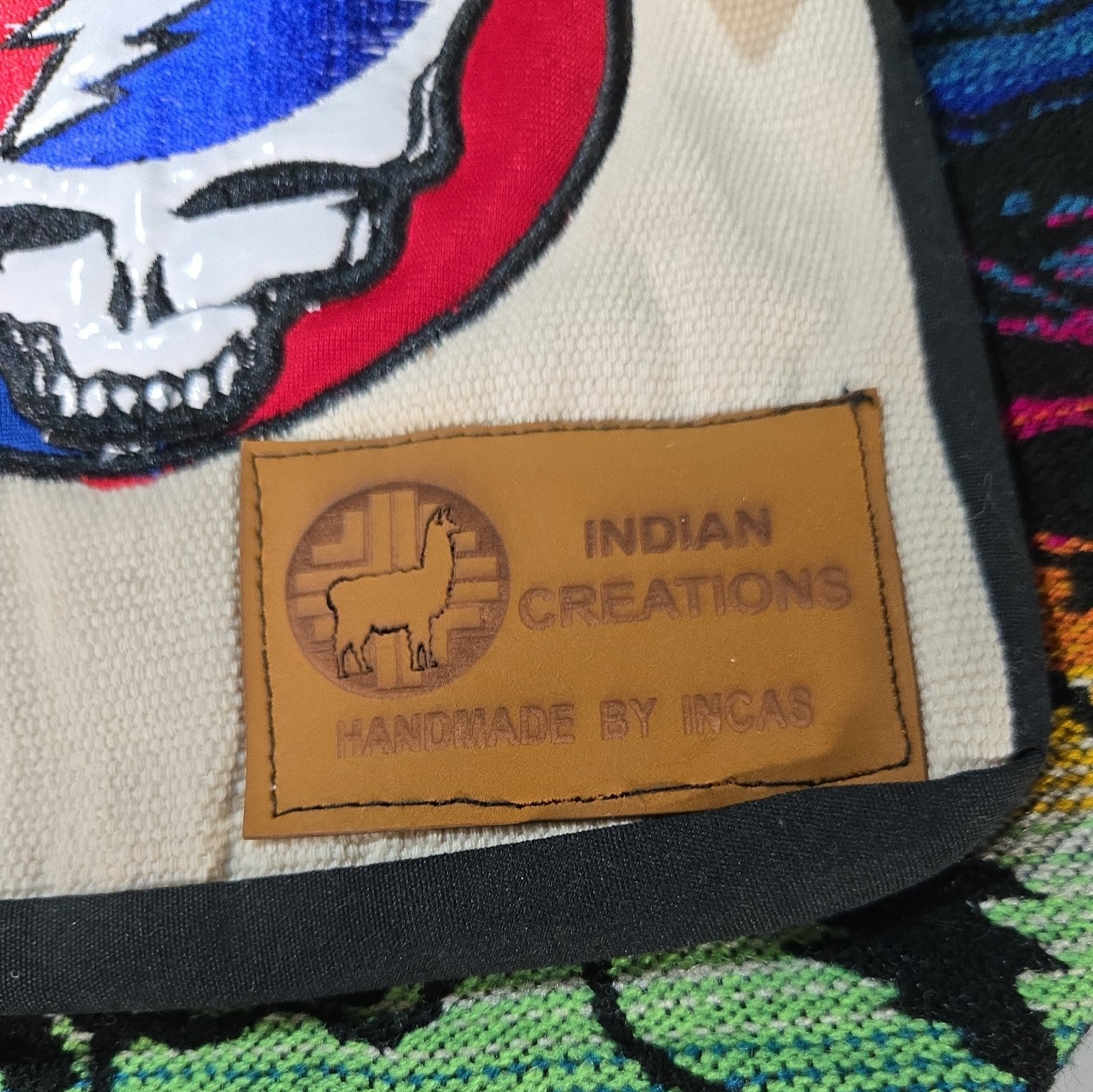 Grateful Dead Indian Creations Back Pack NWT (HAND MADE BY INCAS) Discontinued
