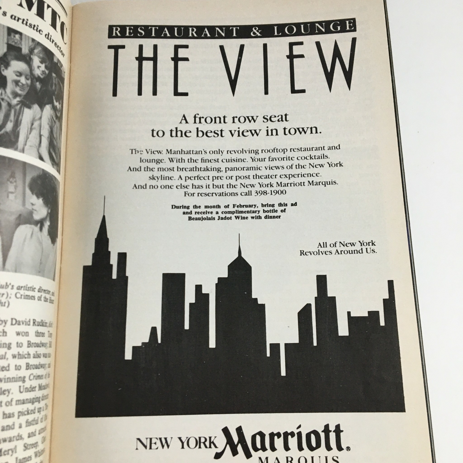 1986 Playbill Promenade Theatre Present Sam Shepard’s A Lie Of The Mind VG