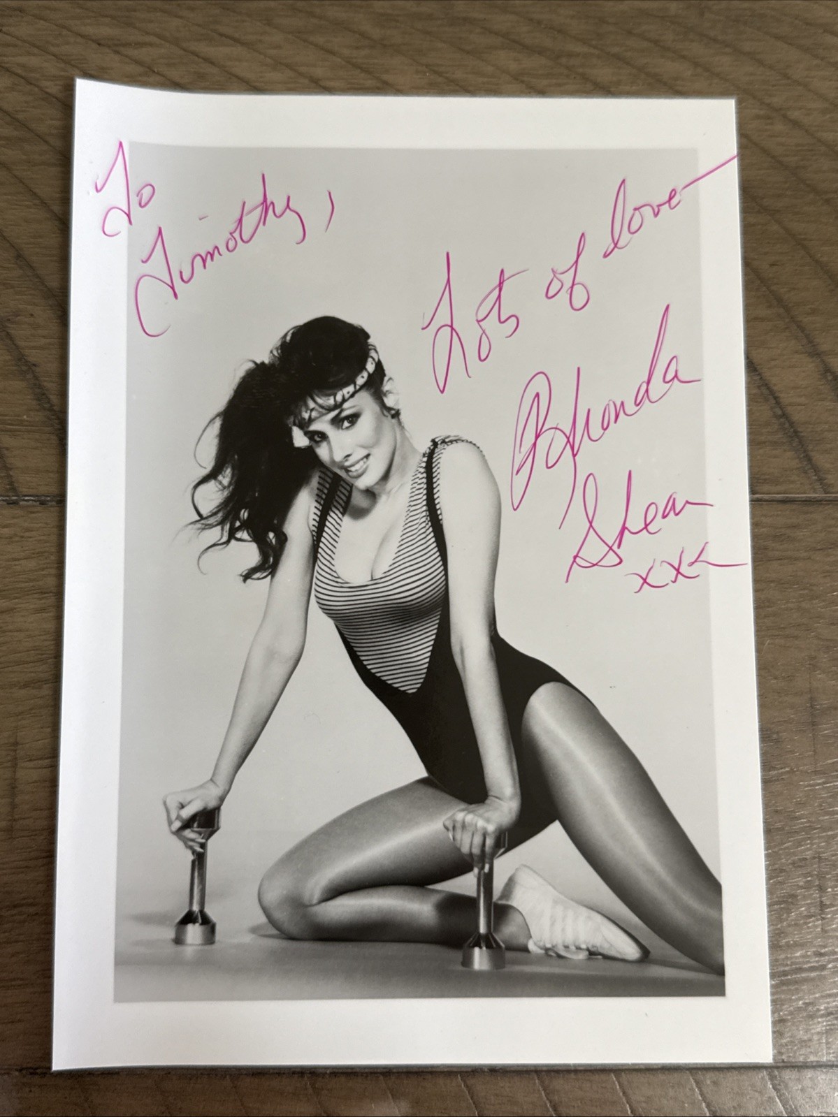 Rhonda Shear Signed 7×5 Promo Photo Autograph Actress Comedian Collectible