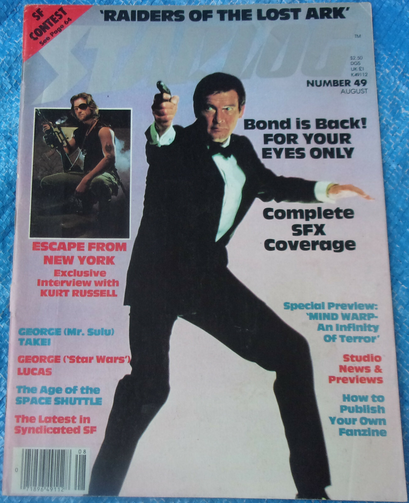 Starlog Magazine #49 August 1981 For Your Eyes Only Escape From New York ROTLA