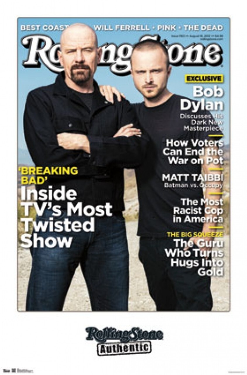 2012 BREAKING BAD ROLLING STONE POSTER TRENDS #5198 NEW 22×34 FREE SHIPPING