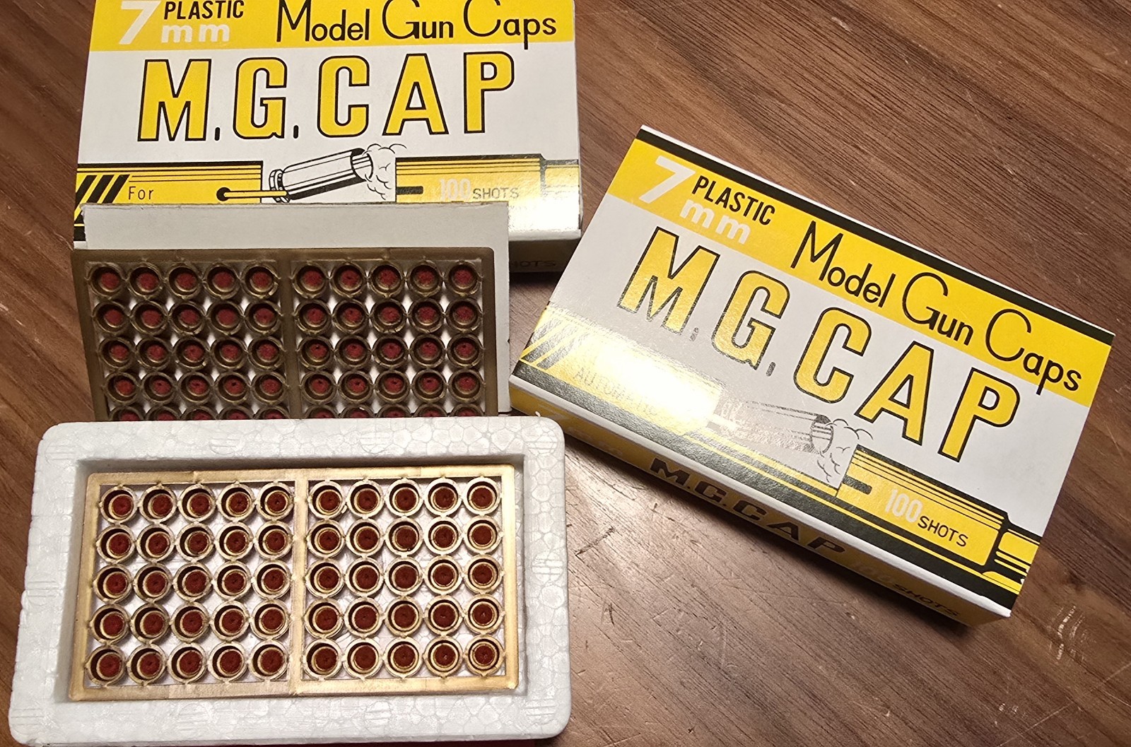 MGC 7mm 100 Count caps for MGC, MARUSHIN, TANAKA BRAND NEW IN BOX