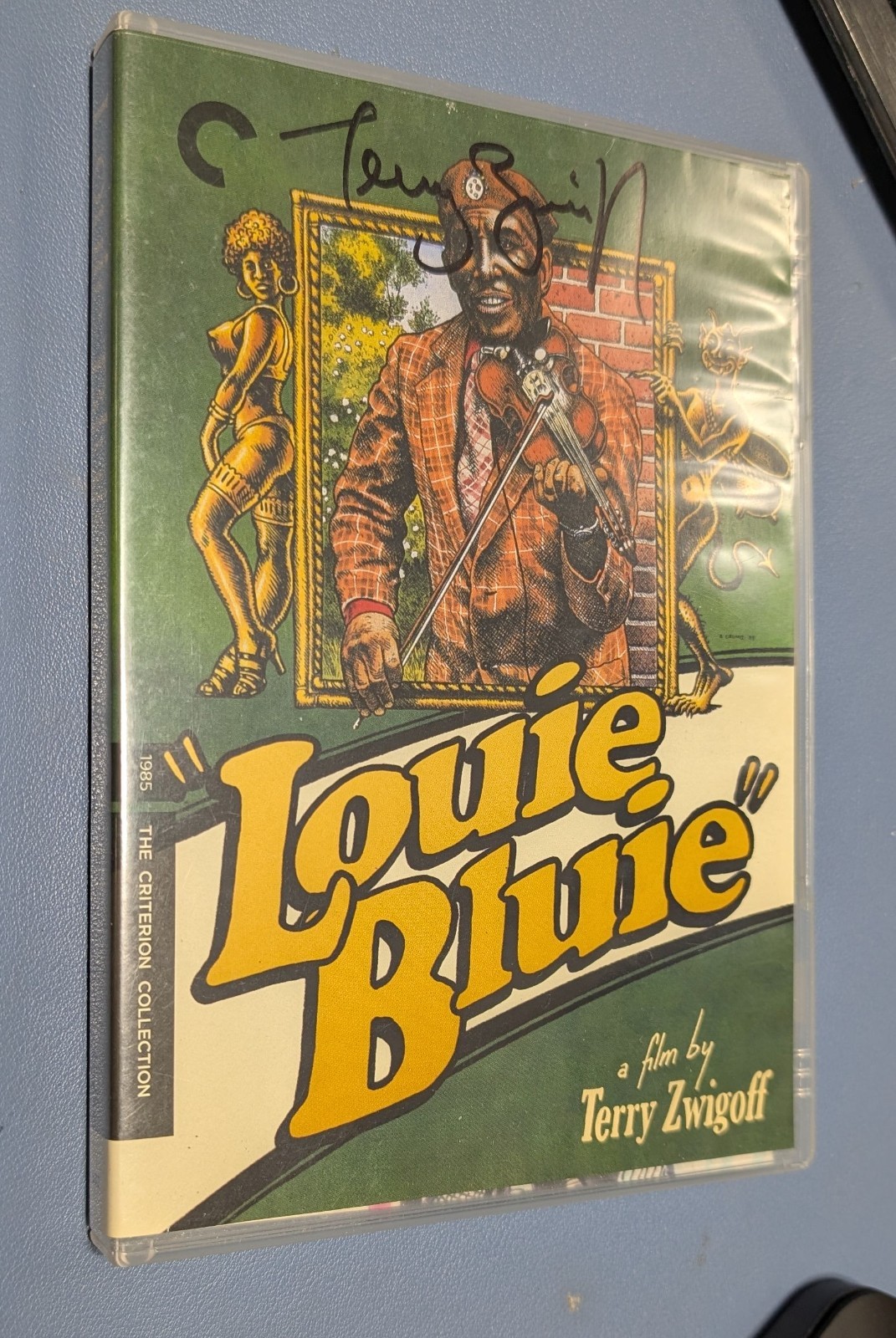 Louie Bluie DVD Signed Autographed Terry Zwigoff of Crumb, Bad Santa Ghost World