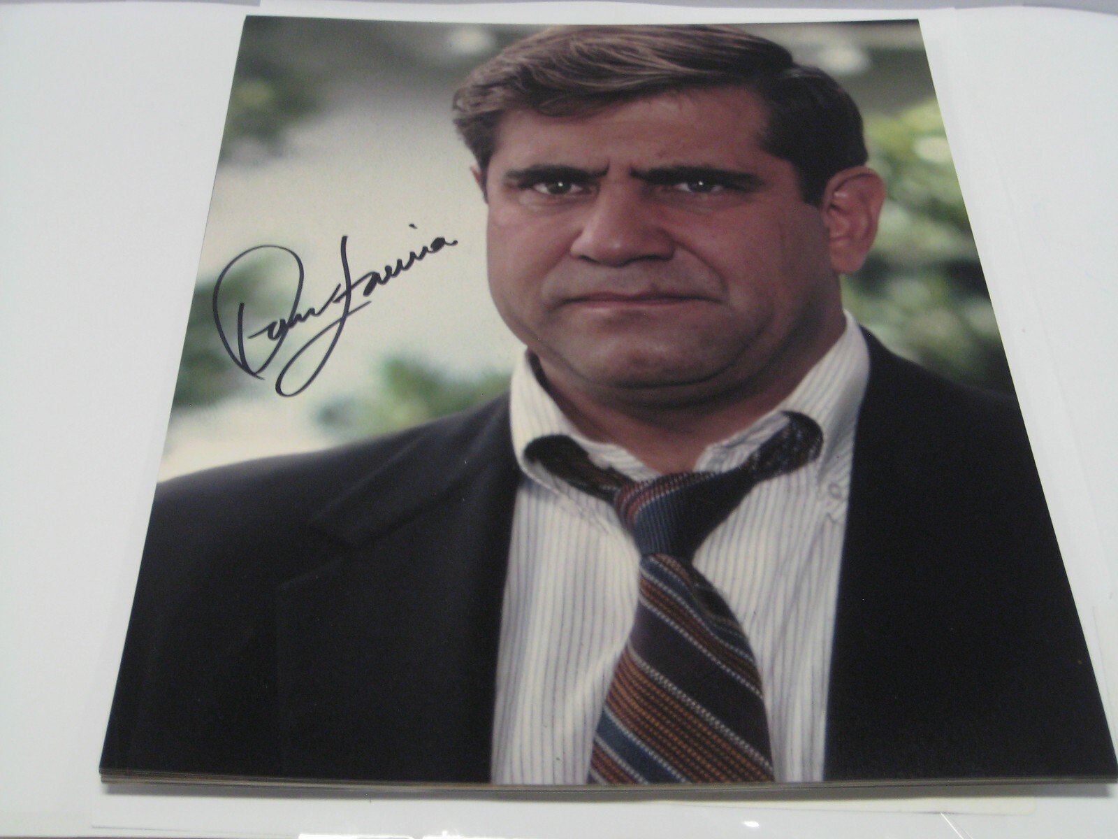 DAN LAURIA THE WONDER YEARS DAD AUTO SIGNED 8X10 PHOTO COA FREE SHIPPING!