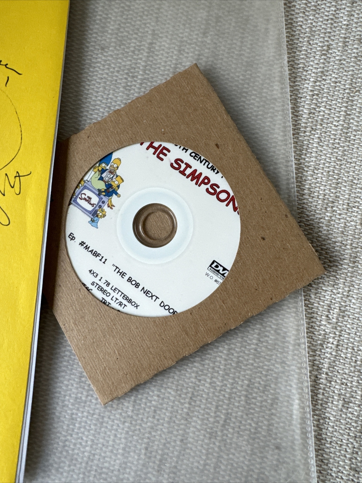 Signed SIMPSONS script – NANCY CARTWRIGHT, MATT GROENING, Hank Azaria, All Cast