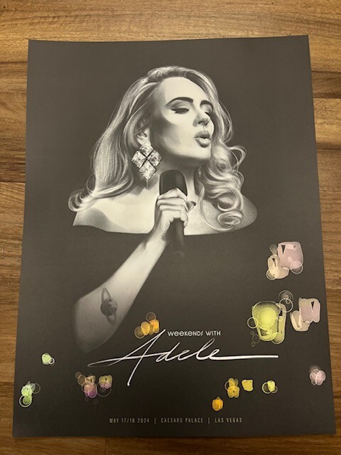 OFFICIAL Weekends With Adele Tour Poster 05/17-18/2024 CAESARS