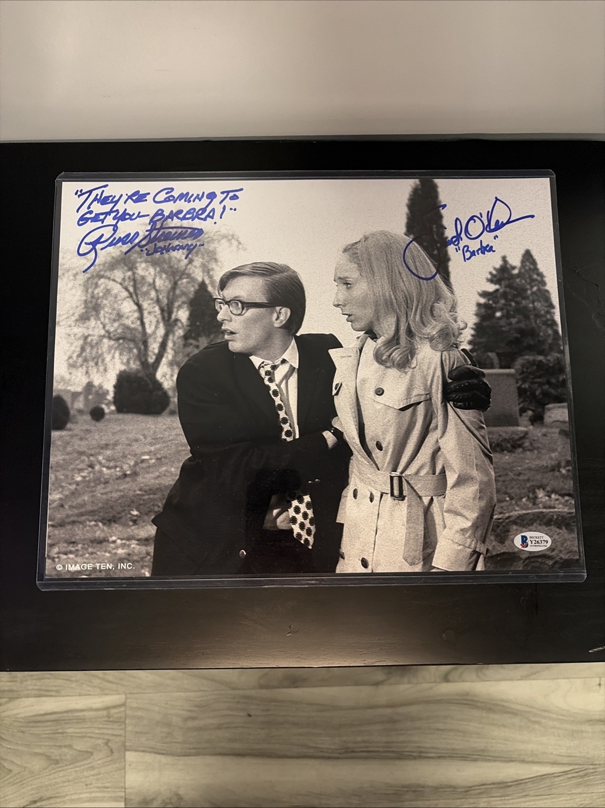 Night of the Living Dead – Judith O’Dea and Russell Streiner Autograph 11×14 COA