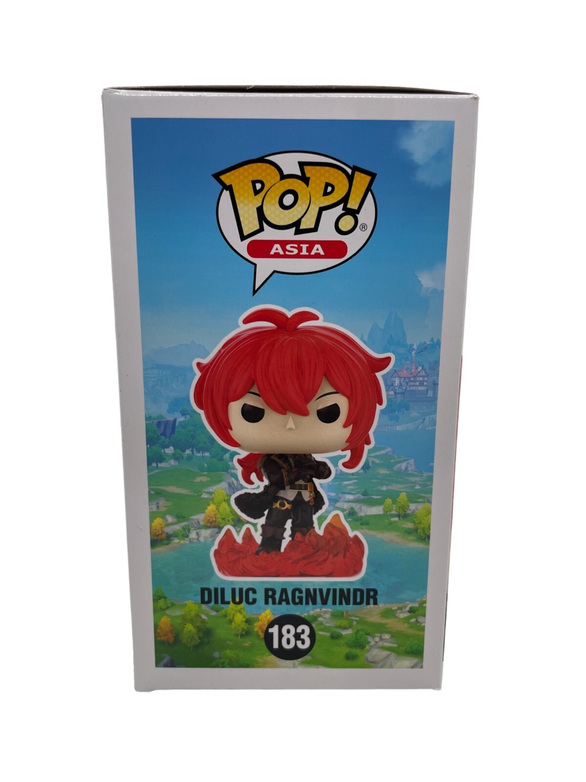 Sean Chiplock Signed Diluc Exclusive Funko Pop 183 Genshin Impact Auto JSA COA