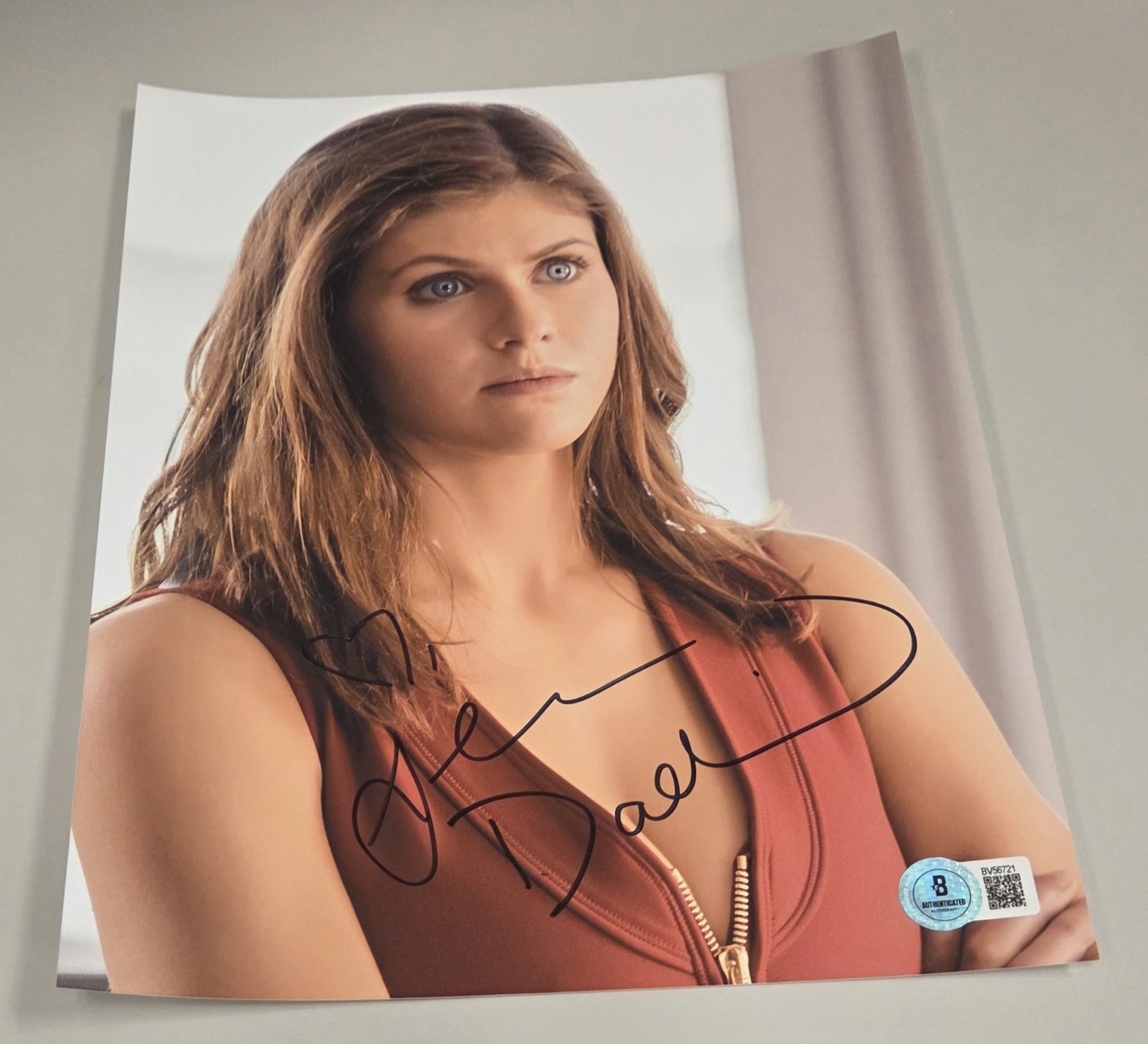 ALEXANDRA DADDARIO – 8×10 Signed Autograph Auto Photo “Baywatch” Beckett BAS