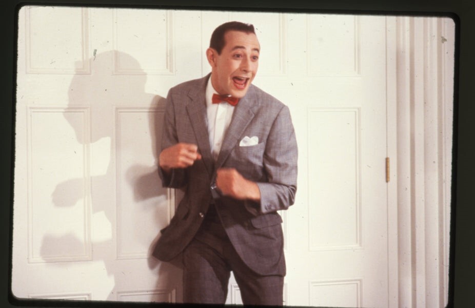 Pee Wee’s Big Adventure Paul Reubens Original 35mm Transparency Stamped 1985