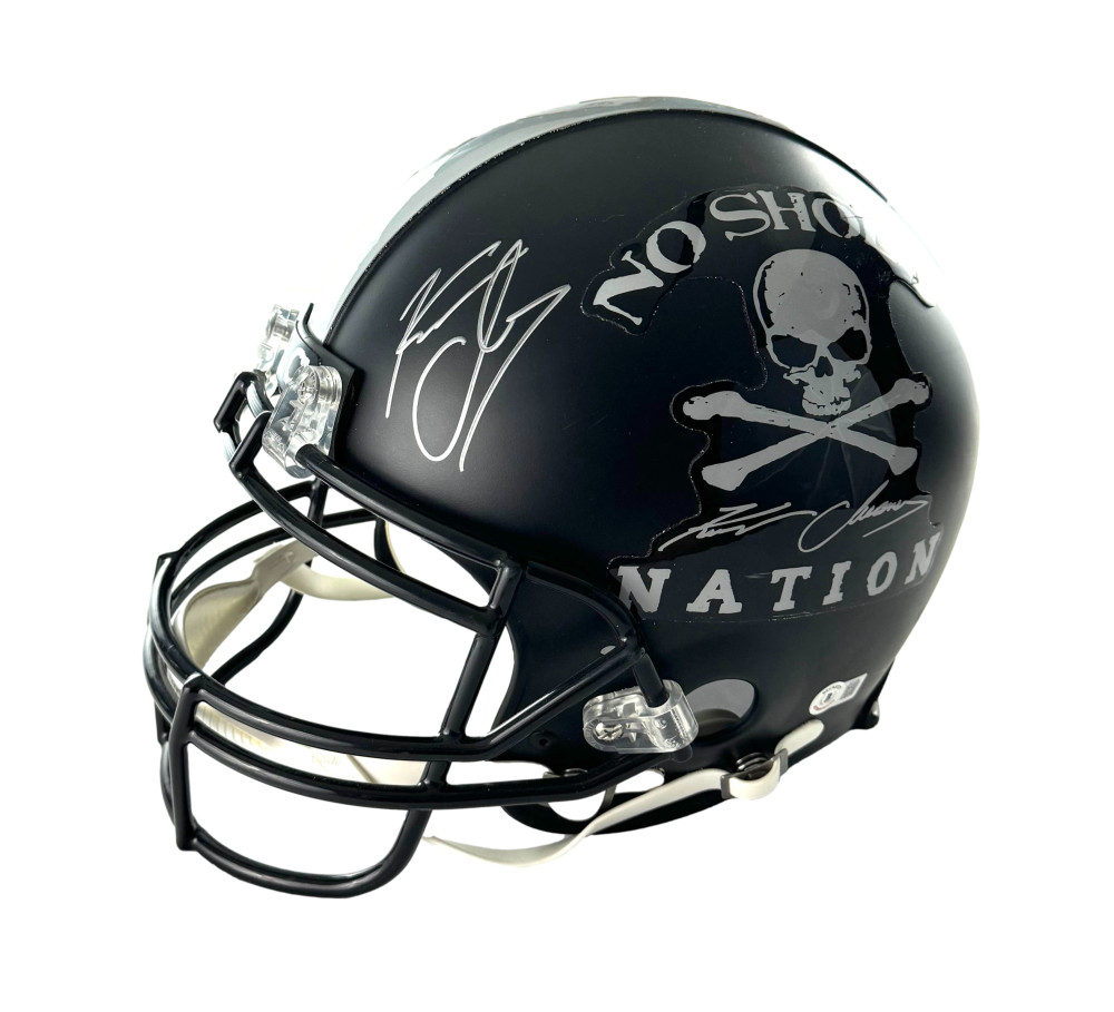 Kenny Chesney Signed Autograph No Shoes Nation Full Size Football Helmet Beckett