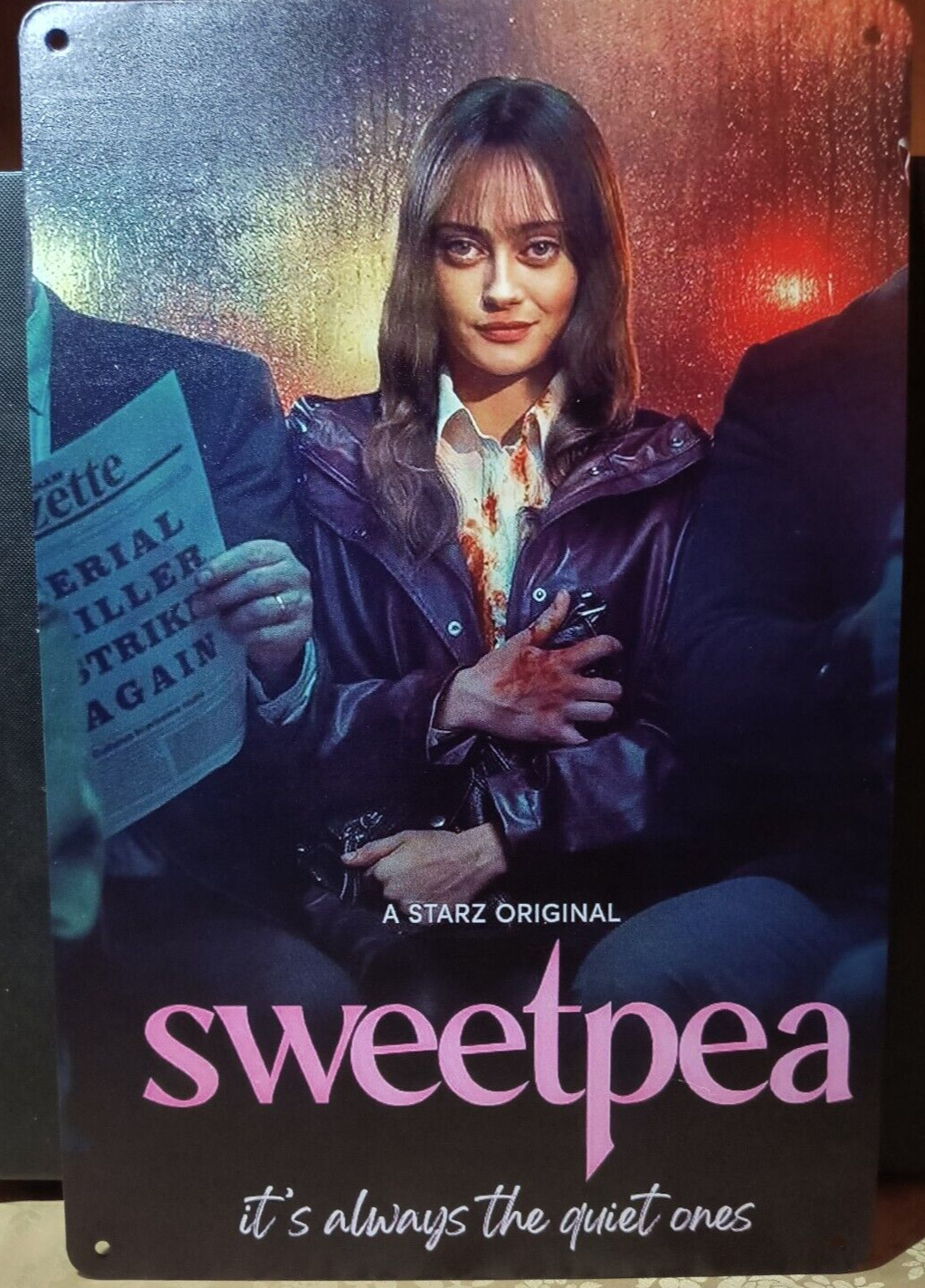 SWEETPEA 8X12 Tin Sign TV Show Memorabilia Ella Purnell Thriller Dark Comedy