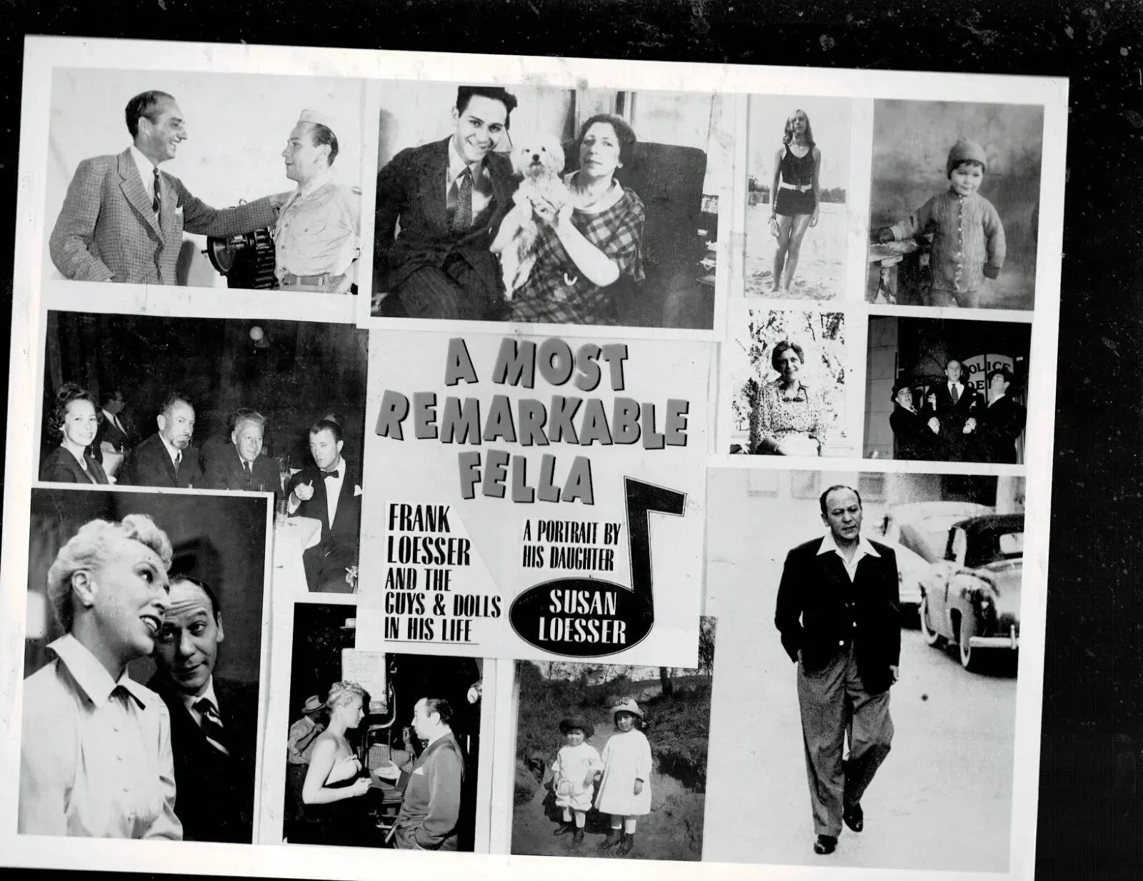SUPER RARE 8X10 1960s ORIGINAL THE MOST REMARKABLE FELLA MINIPOSTER!!
