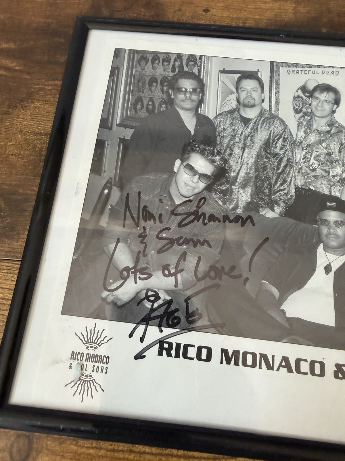 Rico Monaco & Sol Sons Signed Promo Photo Latin Rock Band Early 2000s Orlando