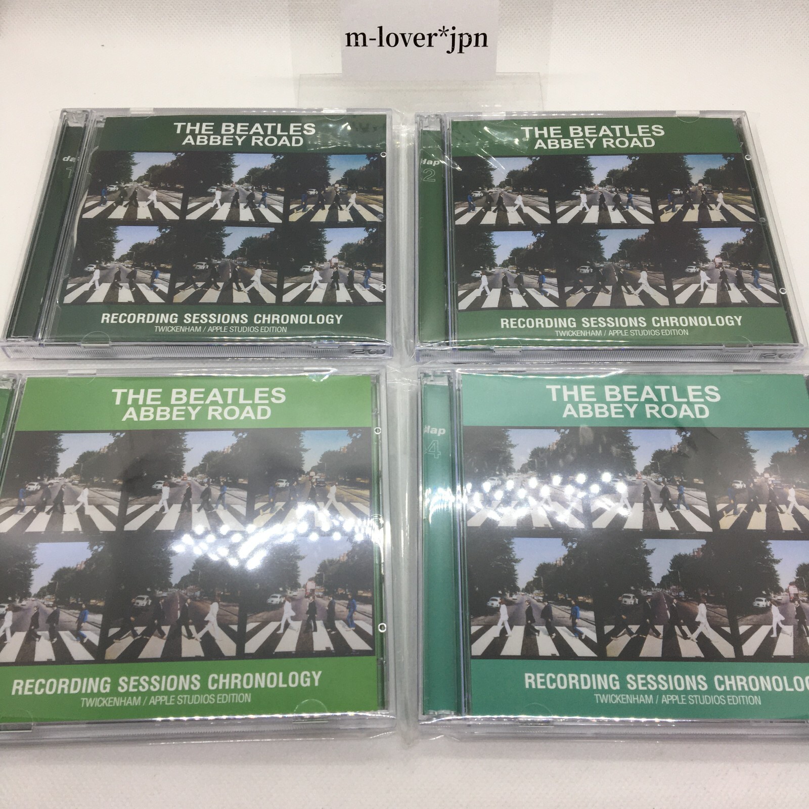 THE BEATLES ABBEY ROAD : RECORDING SESSIONS CHRONOLOGY Vol.1-4 8CD Set JAPAN NEW