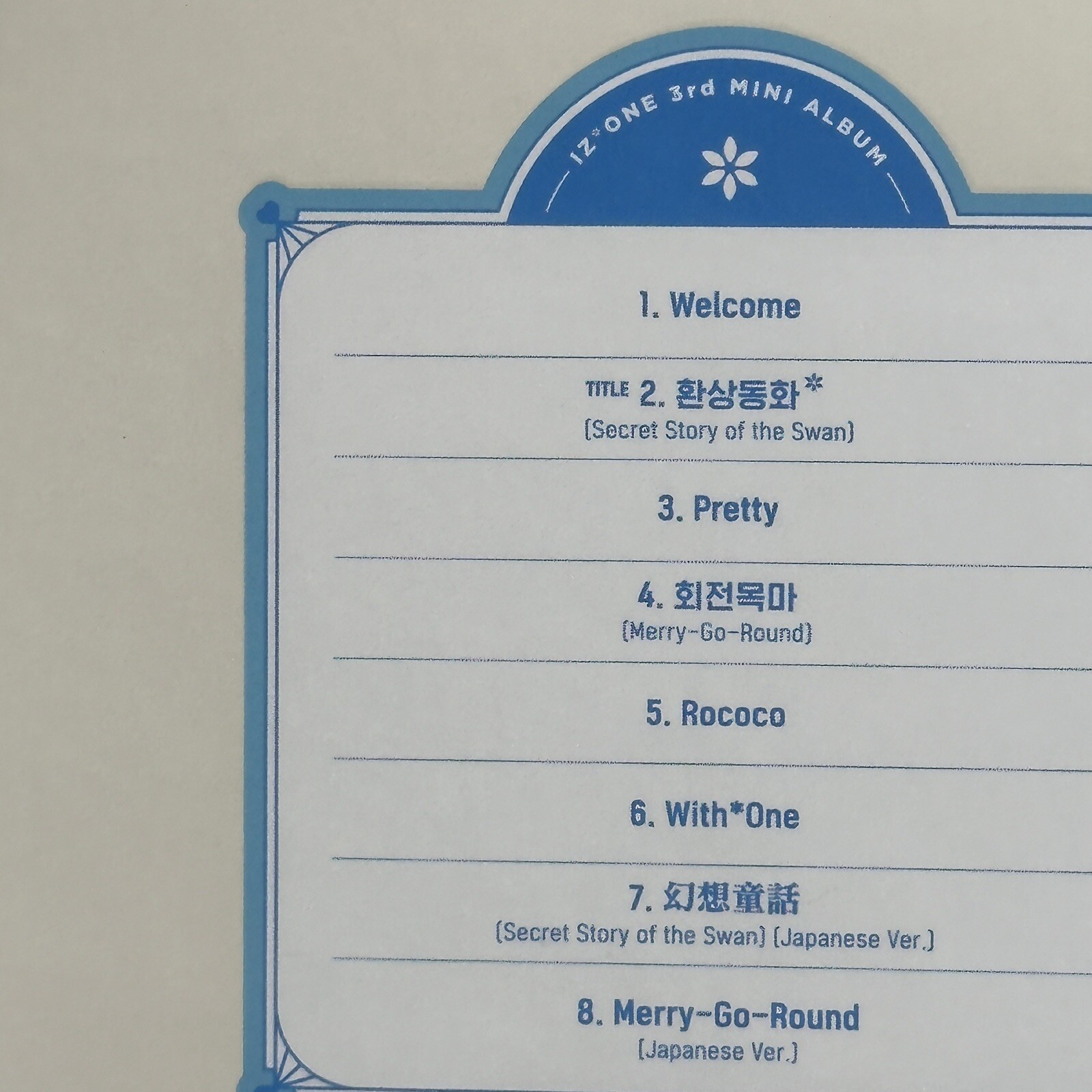IZ*ONE Lot Oneiric Diary 3rd Mini Album One Reeler Act IV BloomIZ IZONE
