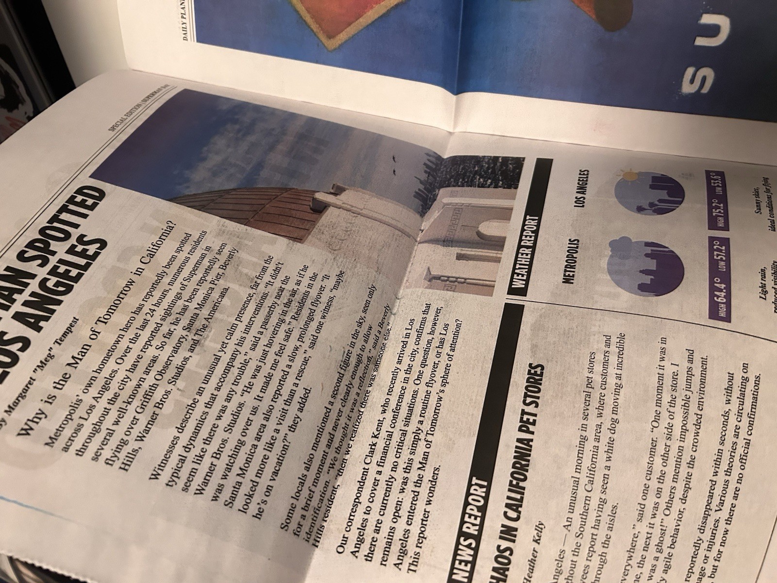 Superman Day 2026 Los Angeles Exclusive Daily Planet Newspaper