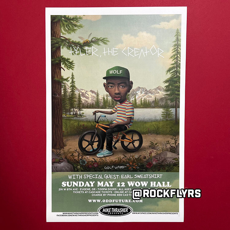 TYLER THE CREATOR 2013 Concert Promo 11×17 Street Poster.