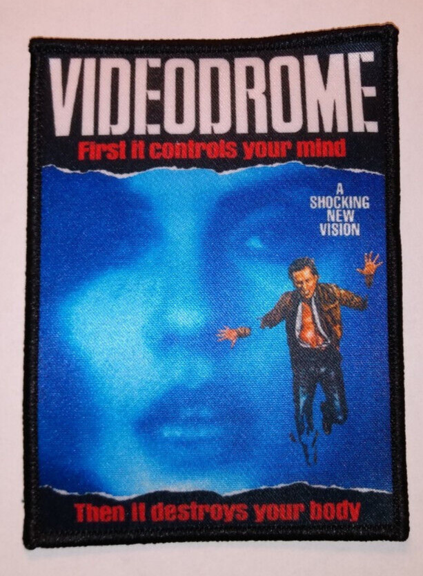 PATCH – Videodrome – HORROR Sci-fi movie David Cronenberg – Iron on