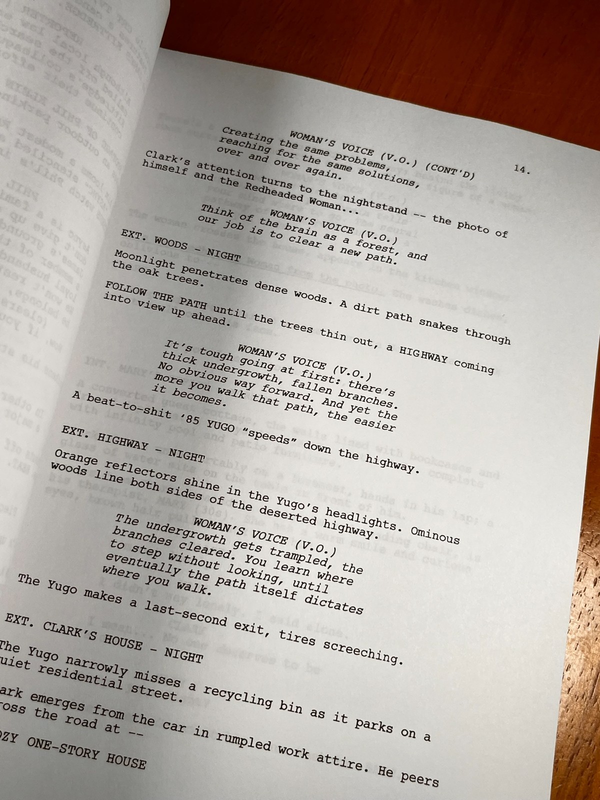 Backrooms Script Signed- Autograph Reprints- Chiwetel Ejiofor- Horror