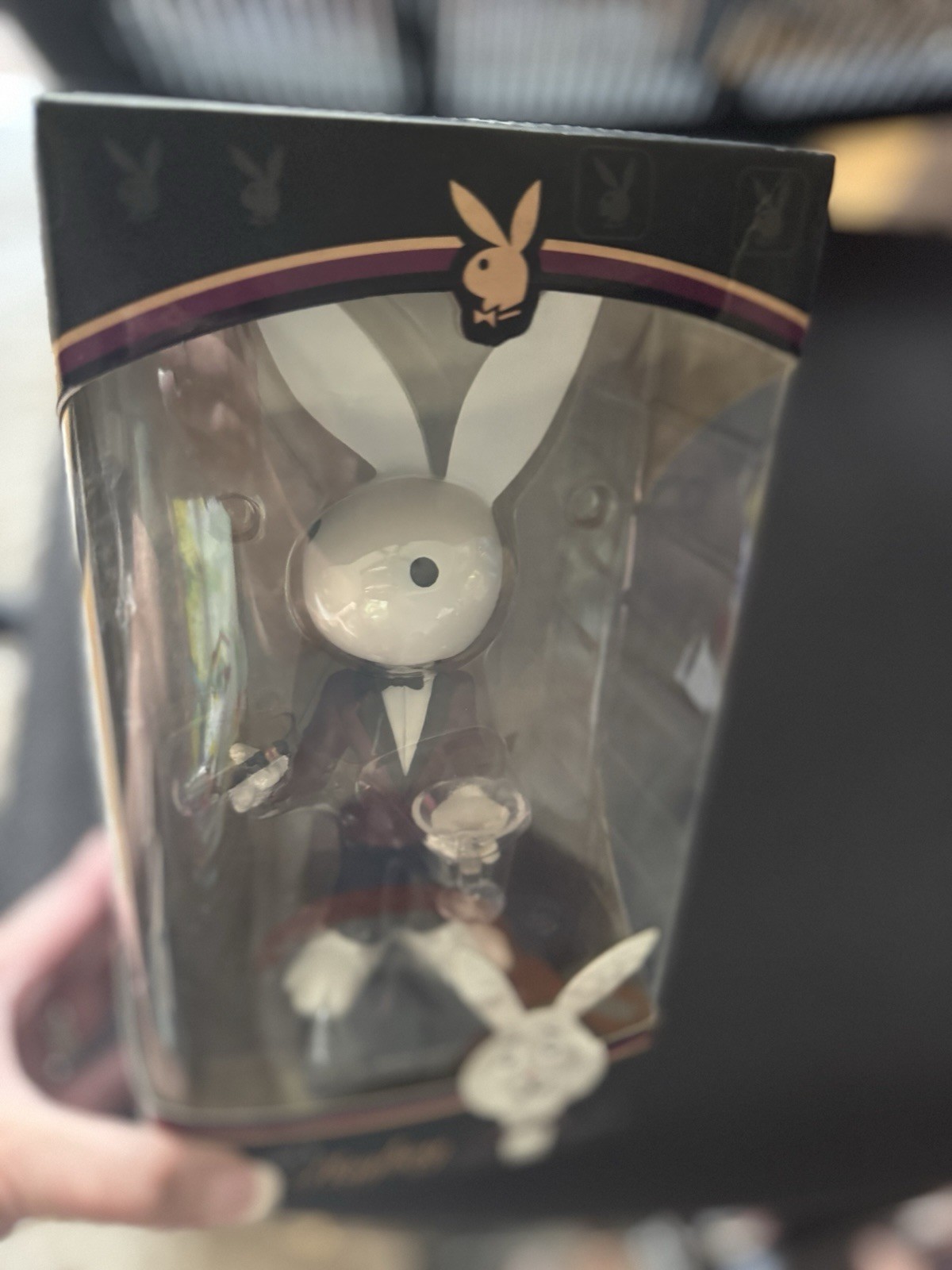 🐰 Playboy ~ Mr Playboy Bunny Rabbit ~ Bobble Head~ NIP