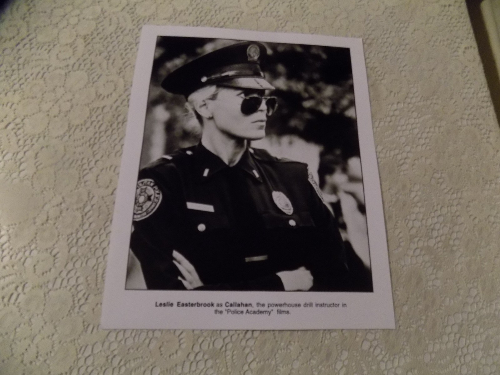 LESLIE EASTERBROOK POLICE ACADEMY 8X10 COLOR PHOTO SEXY ACTRESS