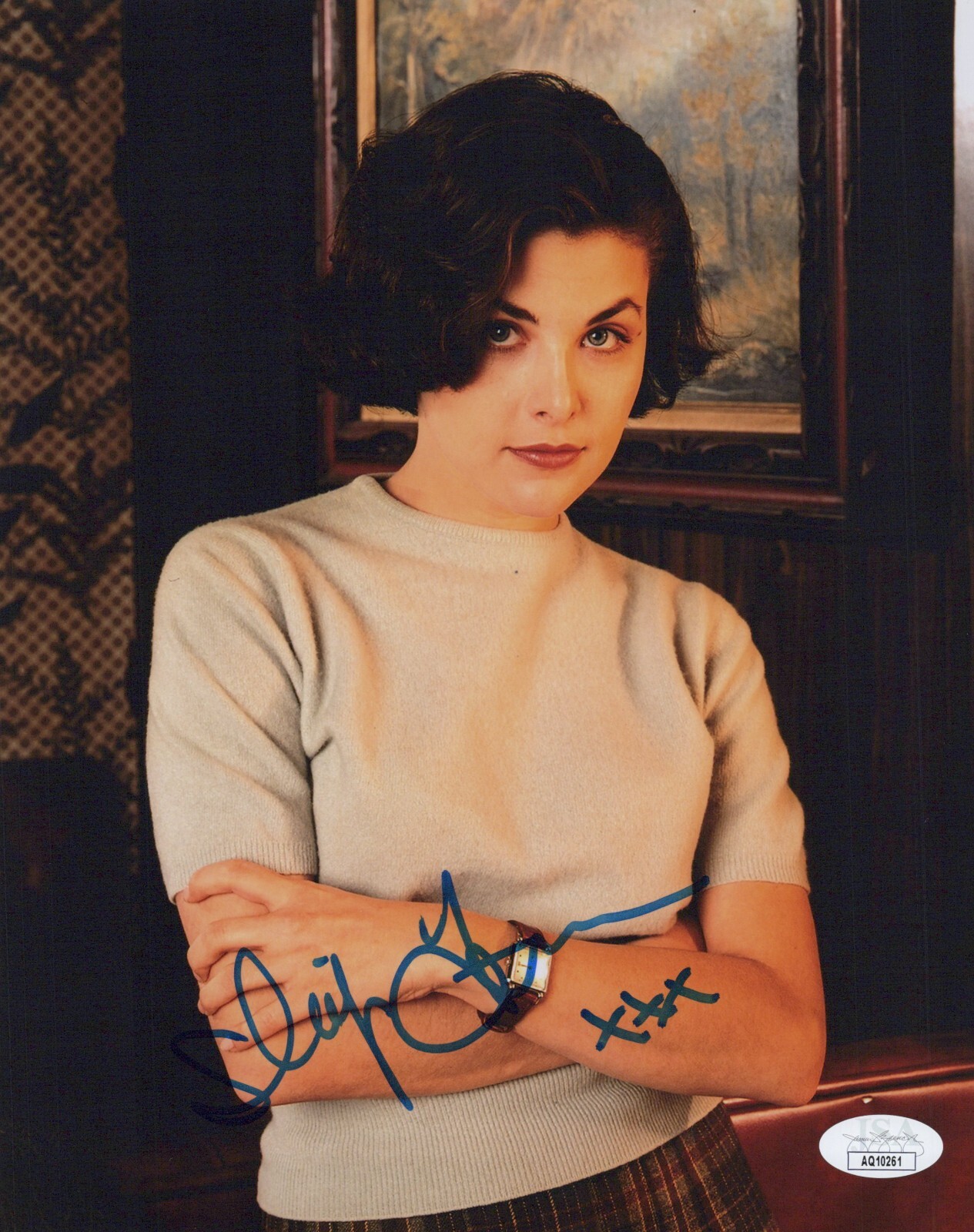 Sherilyn Fenn Signed 8×10 Twin Peaks Audrey Horne Autograph Photo JSA COA